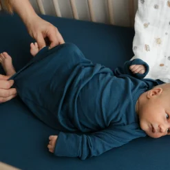 Denim Crib Fitted Sheet