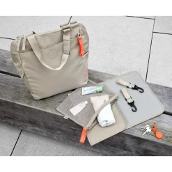 Diaper Backpack Green Label - Beige