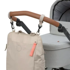 Diaper Backpack Green Label - Beige