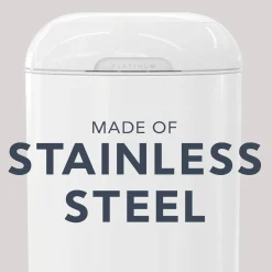 Diaper Genie Patinum Pail - White (18 bags)