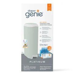 Diaper GeniePlatinum Pail - Sage (18 bags)