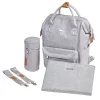 Diapers Backpack Mani - Grey Marl