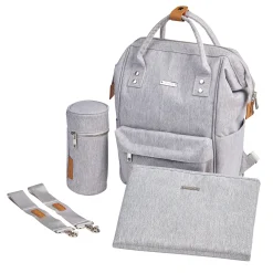 Diapers Backpack Mani - Grey Marl