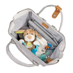 Diapers Backpack Mani - Grey Marl