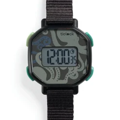 Digital Watch Black Octopus