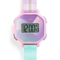 Digital Watch Purple Prisma