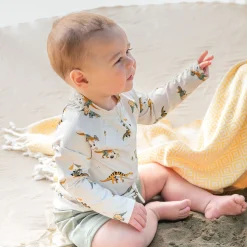 Dinos 2 Piece Long Sleeve Swimsuit 6-24m