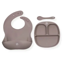Dishes 3 Pieces Set - Taupe
