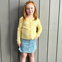 Dolce Vita Rib Cardigan 7-14y