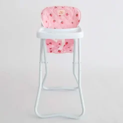 Doll High Chair - Strawberry