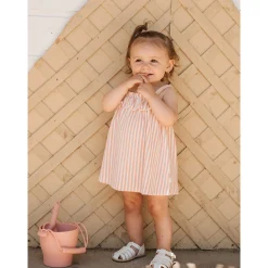 Dolphins Striped Dress 3-24m