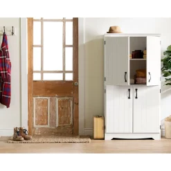 4-Door Storage Cabinet - Farnel Pure White