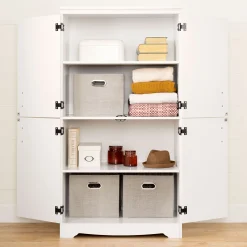 4-Door Storage Cabinet - Farnel Pure White