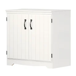 2-Door Storage Cabinet - Farnel Pure White
