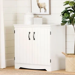 2-Door Storage Cabinet - Farnel Pure White