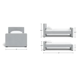 Dorma Twin Bed - Dune