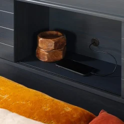 Double Bed and Headboard Set - Ulysses Blueberry