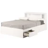 Double Bed and Headboard Set - Fusion Pure White