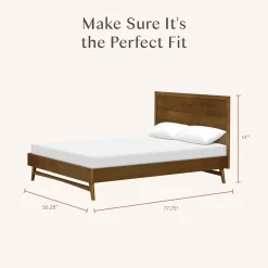 Double Bed Bondi - Walnut Natural