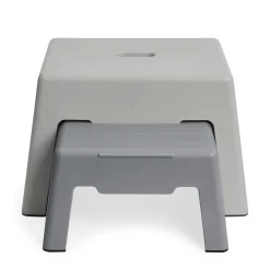 Double-Up Step Stool - Grey