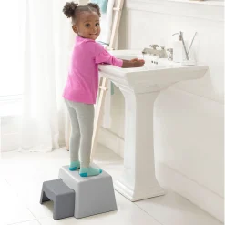 Double-Up Step Stool - Grey