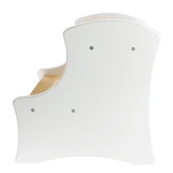 Double-up Step Stool - White Natural