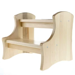 Double-up Step Wood Stool - Natural