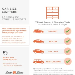 4-Drawer Chest - Arlen White Pine and Black Matte