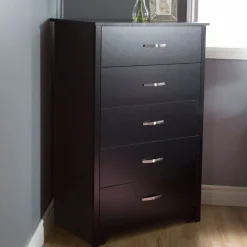 5-Drawer Chest - Fusion Pure Black
