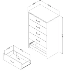 5-Drawer Chest - Tassio Nordik Oak