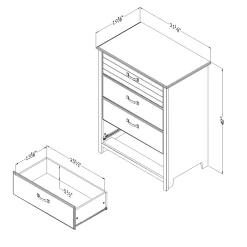 4-Drawer Chest - Ulysses Blueberry