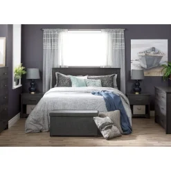 6-Drawer Double Dresser - Fusion Gray Oak