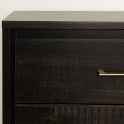6-Drawer Double Dresser - Gravity Rubbed Black