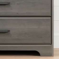 8-Drawer Double Dresser - Versa Gray Maple