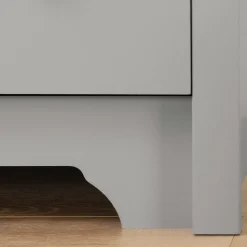 6-Drawer Double Dresser - Vito Soft Gray