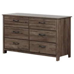 6-Drawer Double Dresser Ulysses - Fall Oak