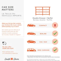 3-Drawer Dresser with Baskets - Cotton Candy Bleached Oak