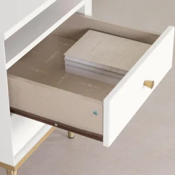 2-Drawer Nightstand - Dylane Pure White