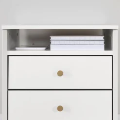 2-Drawer Nightstand - Dylane Pure White