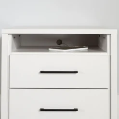 2-Drawer Nightstand - Gravity Pure White