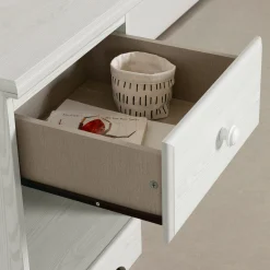 1-Drawer Nightstand Summer Breeze - White Pine