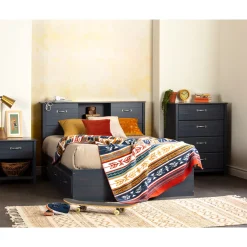 1-Drawer Nightstand Ulysses - Blueberry