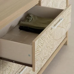 6-Drawers Dresser - - Munich Soft Elm and White