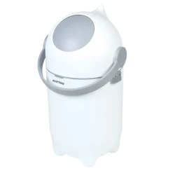 Dropy Diaper Pail - White Grey
