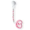 Duo Silicone Teething Toy - Pretzel Pink