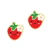 Earrings - strawberry
