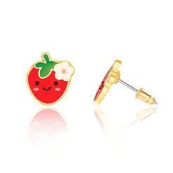 Earrings - strawberry