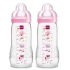 Easy Active Baby Bottle 4m+ 11oz - Pink