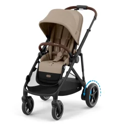 eGazelle S Electronic Assist Stroller - Black / Almond
