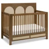 Eloise 4-in-1 Convertible Crib - Walnut & Performance Sand Eco-Weave
